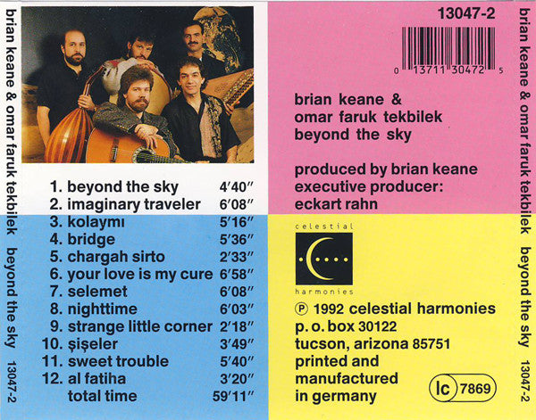 Brian Keane & Omar Faruk Tekbilek - Beyond The Sky (CD) - Discogs image 2