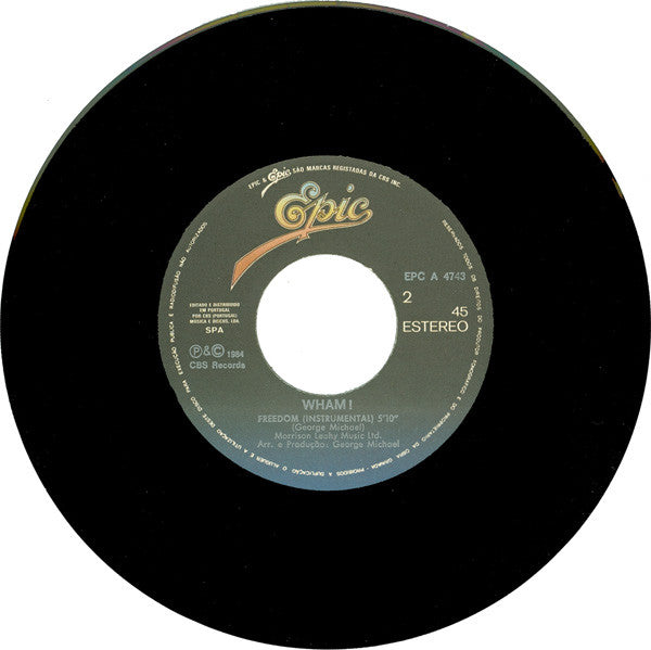 Wham! - Freedom (7") - Discogs image 4