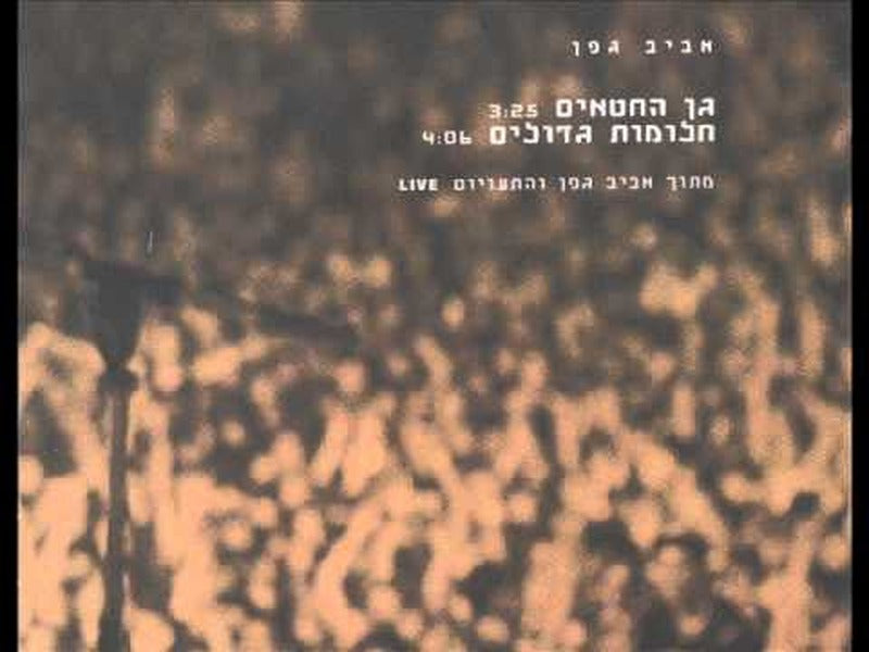 Aviv Geffen - גן החטאים / חלומות גדולים (CDr)
