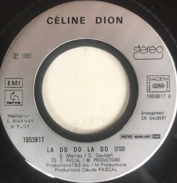 Céline Dion - Mon Ami M'a Quittée (7") - Discogs image 5