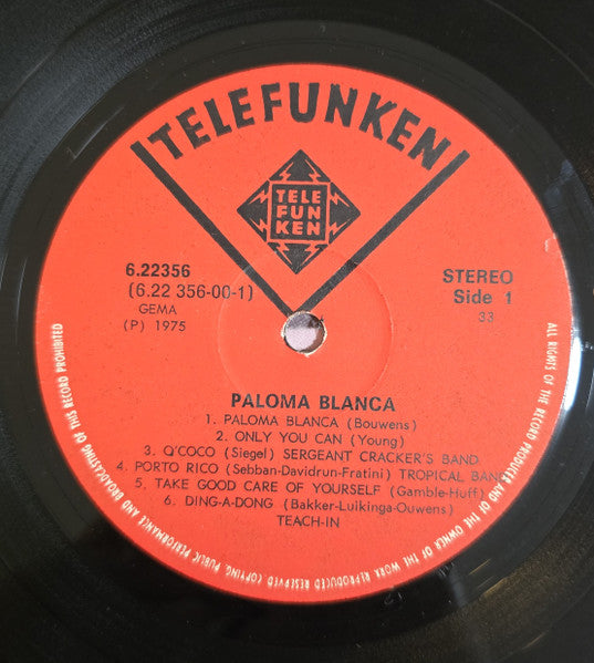 Paloma Blanca - Discogs image 4