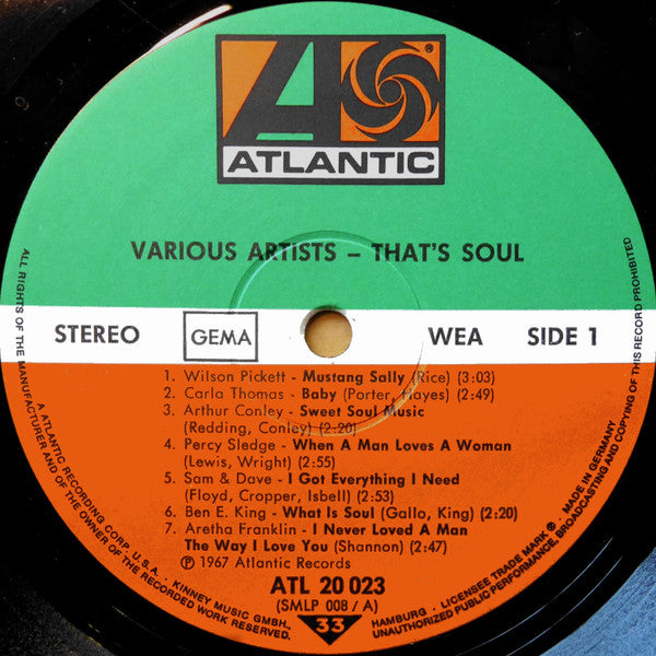 Various - That’s Soul (LP) - Discogs image 3