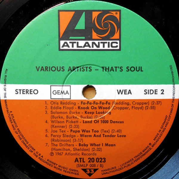 Various - That’s Soul (LP) - Discogs image 4