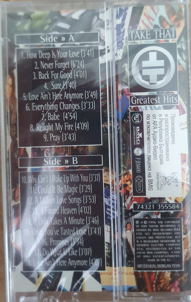 Take That - Greatest Hits (Cassette) - Discogs image 2