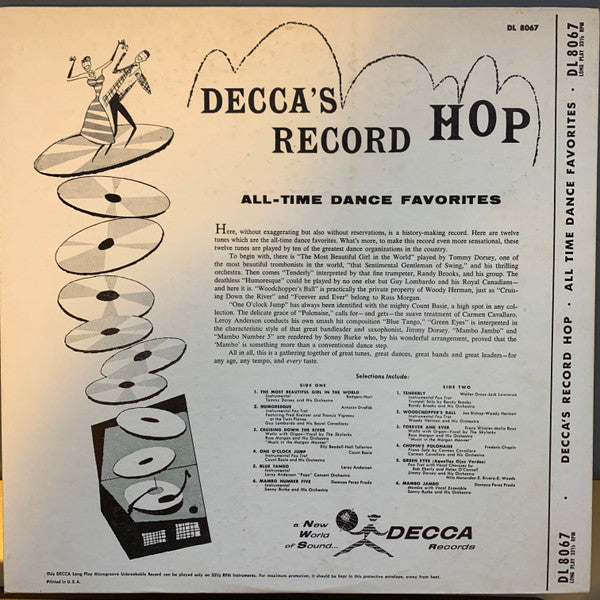 Various - Decca's Record Hop (LP) - Discogs image 2