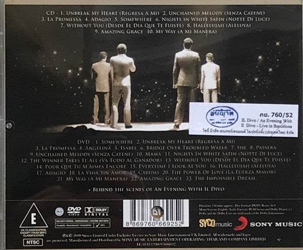 Il Divo - Live in Barcelona (CD) - Discogs image 2