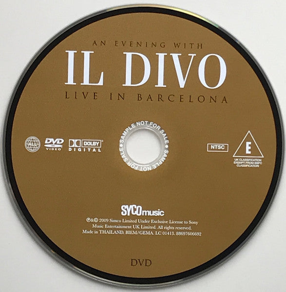Il Divo - Live in Barcelona (CD) - Discogs image 5