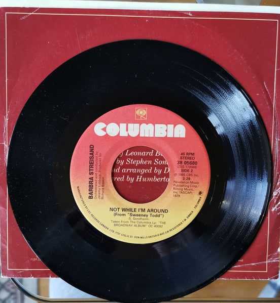 Barbra Streisand - Somewhere (7") - Discogs image 4
