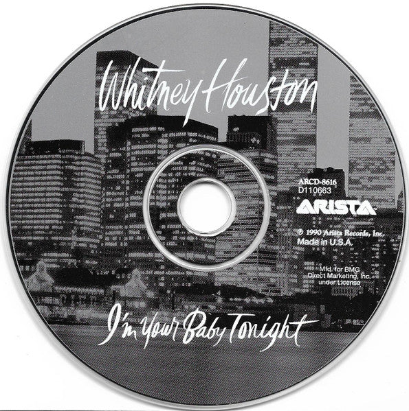 Whitney Houston - I'm Your Baby Tonight (CD) - Discogs image 3