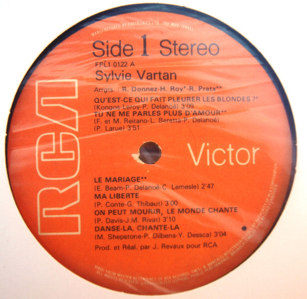 Sylvie Vartan - Qu'est-ce Qui Fait Pleurer Les Blondes? (LP) - Discogs image 3