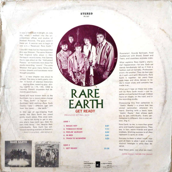 Rare Earth - Get Ready (LP) - Discogs image 2