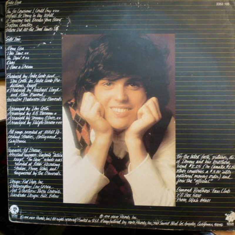 Donny Osmond - Donny (LP) - Discogs image 2