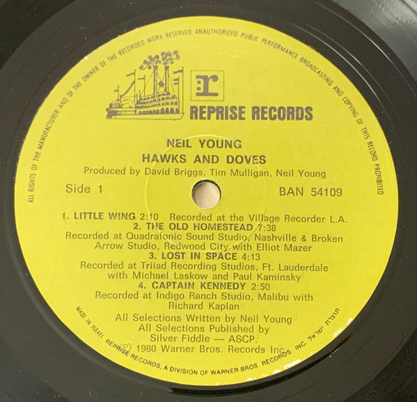 Neil Young - Hawks & Doves (LP) - Discogs image 4