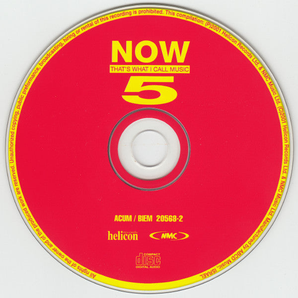 Various - Now That's What I Call Music! 5 (CD) - Discogs image 3