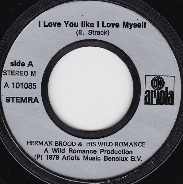 Herman Brood & His Wild Romance - I Love You Like I Love Myself (7") - Discogs image 3