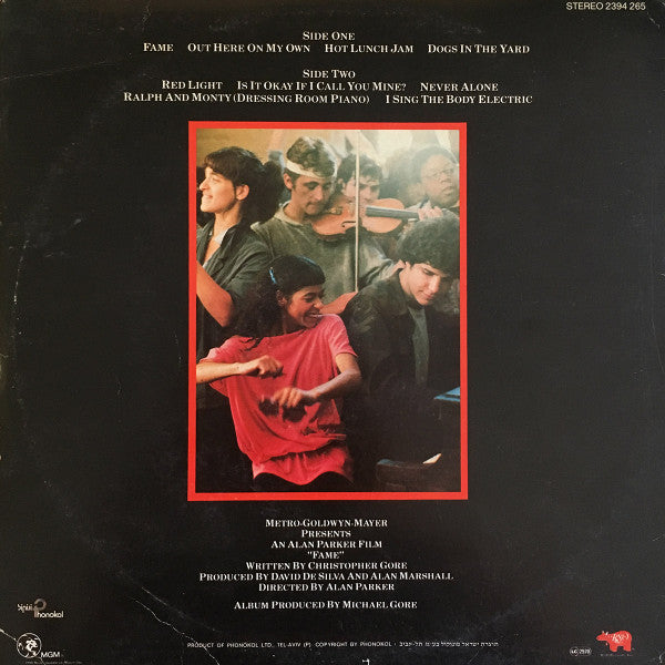 Various - Fame (The Original Soundtrack From The Motion Picture) (LP) - Discogs image 2