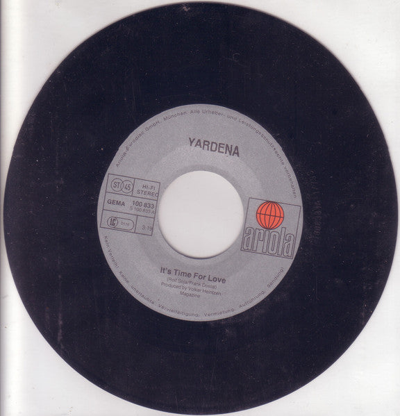 Yardena Arazi - It's Time For Love (7") - Discogs image 4