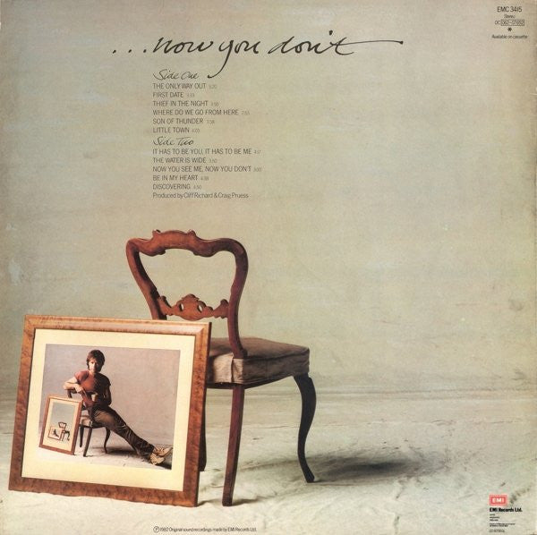 Cliff Richard - Now You See Me... ...Now You Don't (LP) - Discogs image 2