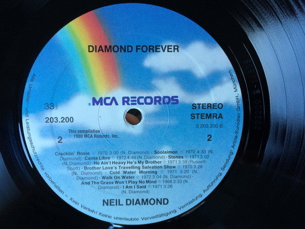 Neil Diamond - Diamond Forever - The 20 Best Of Neil Diamond (LP) - Discogs image 4
