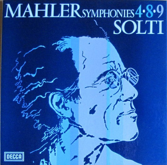 Gustav Mahler / Concertgebouworkest, Chicago Symphony Orchestra, London Symphony Orchestra, Georg Solti - Symphonies 4.8.9. (5xLP)