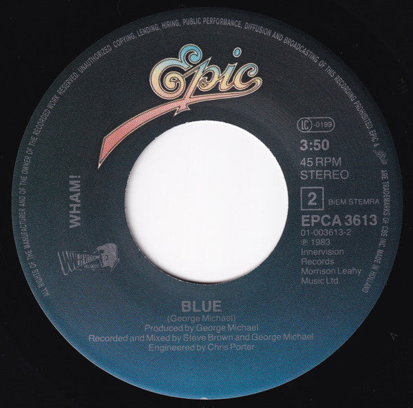 Wham! - Club Tropicana (7") - Discogs image 4