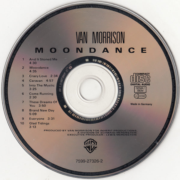 Van Morrison - Moondance (CD) - Discogs image 3