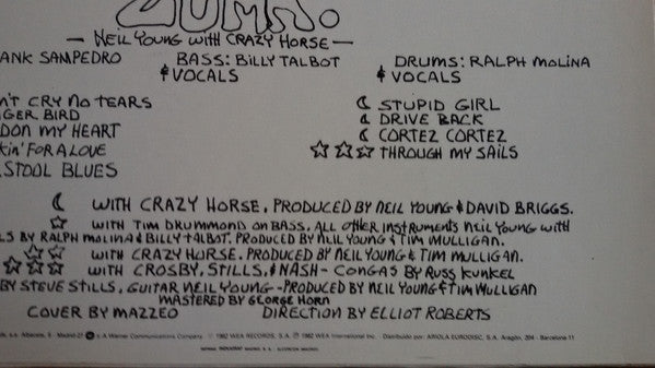 Neil Young With Crazy Horse - Zuma (LP) - Discogs image 7