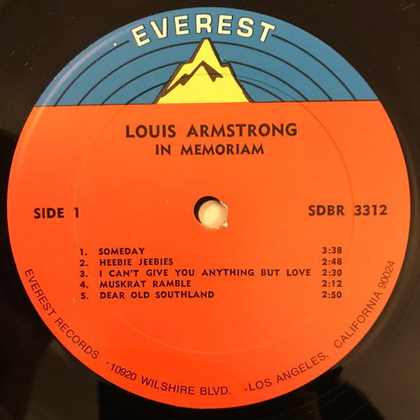 Louis Armstrong - In Memoriam (LP) - Discogs image 3