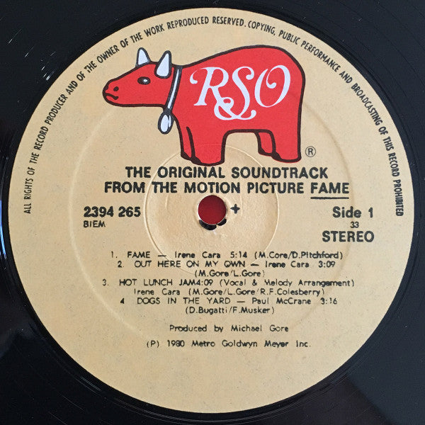 Various - Fame (The Original Soundtrack From The Motion Picture) (LP) - Discogs image 3
