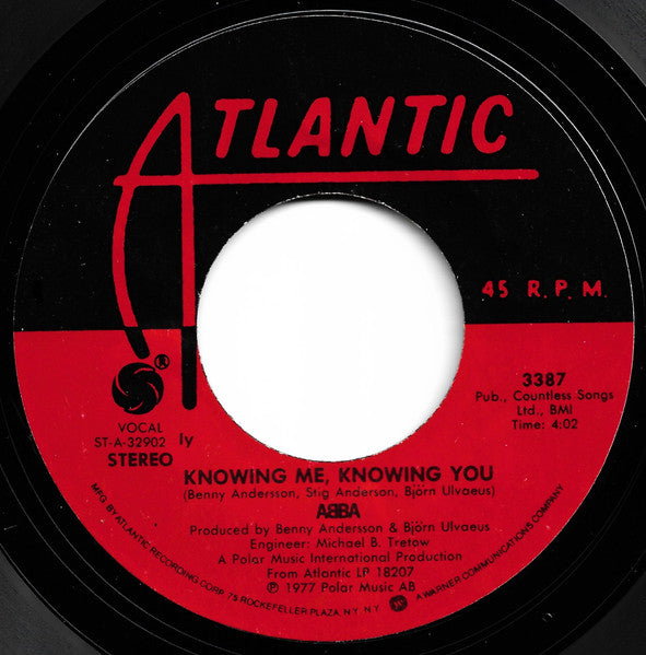ABBA - Knowing Me, Knowing You (7") - Discogs image 3