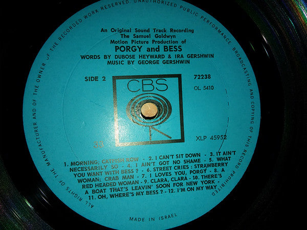 Samuel Goldwyn - The Samuel Goldwyn Motion Picture Production Of Porgy And Bess (LP) - Discogs image 3