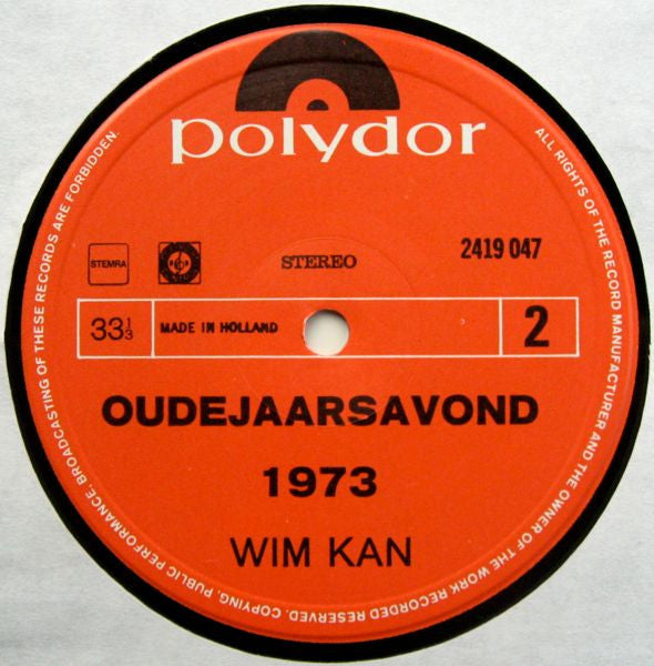Wim Kan - Oudejaarsavond 1973 (LP) - Discogs image 4