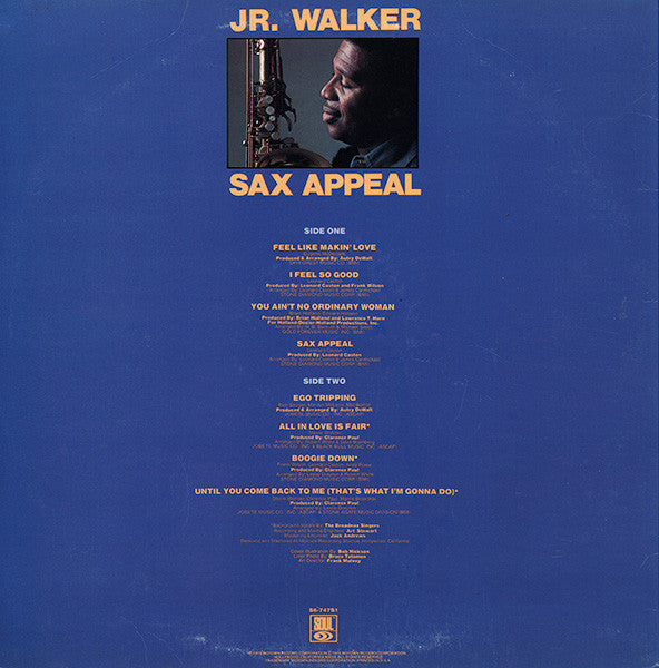 Junior Walker - Sax Appeal (LP) - Discogs image 2