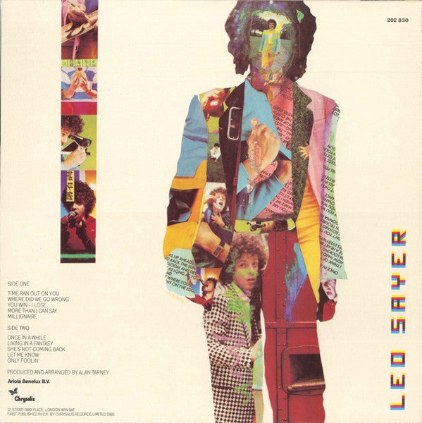 Leo Sayer - Living In A Fantasy (LP) - Discogs image 2