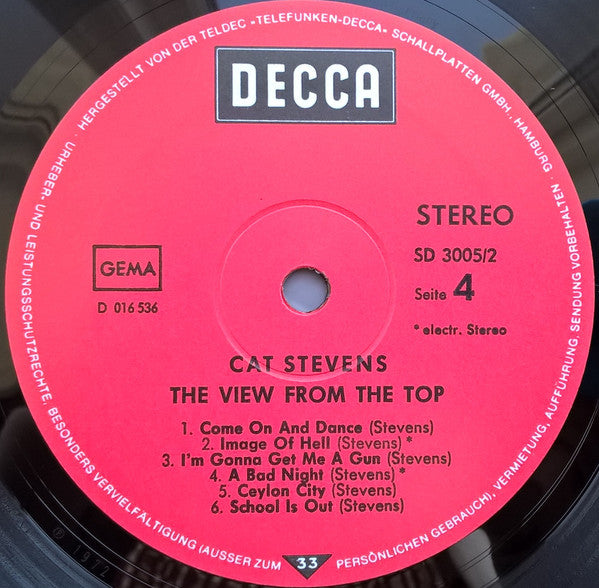 Cat Stevens - The View From The Top (2xLP) - Discogs image 7