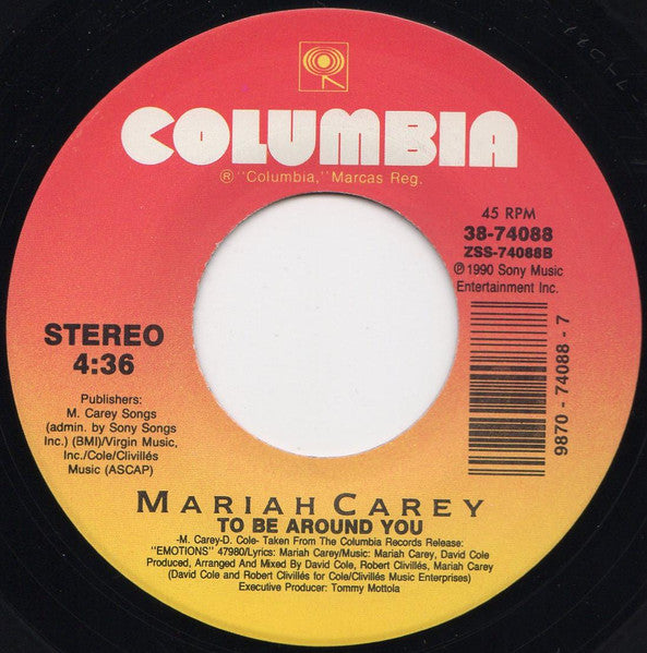 Mariah Carey - Can't Let Go (7") - Discogs image 2