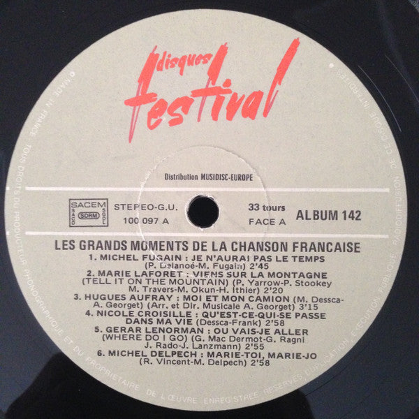 Various - Les Grands Moments De La Chanson Française (2xLP) - Discogs image 7