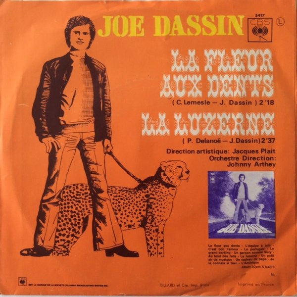 Joe Dassin - La Fleur Aux Dents / La Luzerne (7") - Discogs image 2