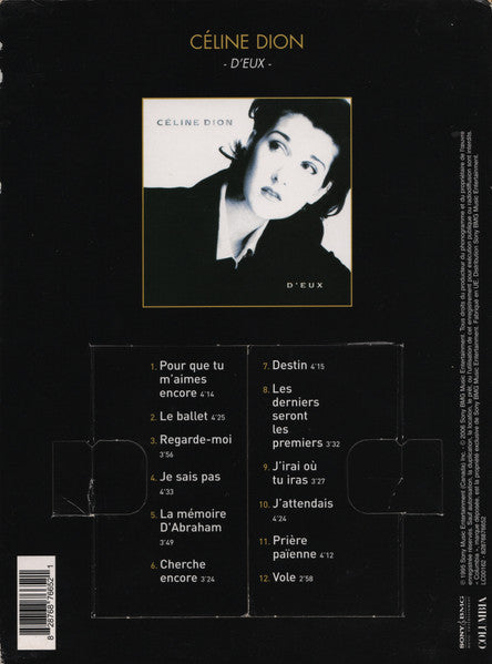 Céline Dion - D'eux (CD) - Discogs image 2