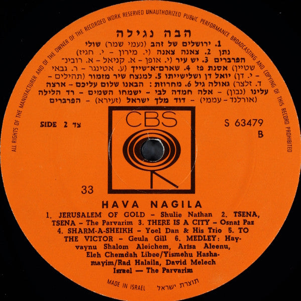 Various - Hava Nagila (LP) - Discogs image 4
