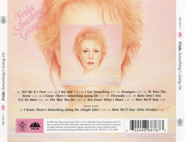 Frida - Something's Going On (CD) - Discogs image 2