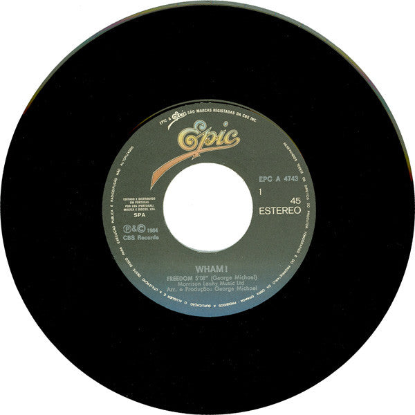 Wham! - Freedom (7") - Discogs image 3