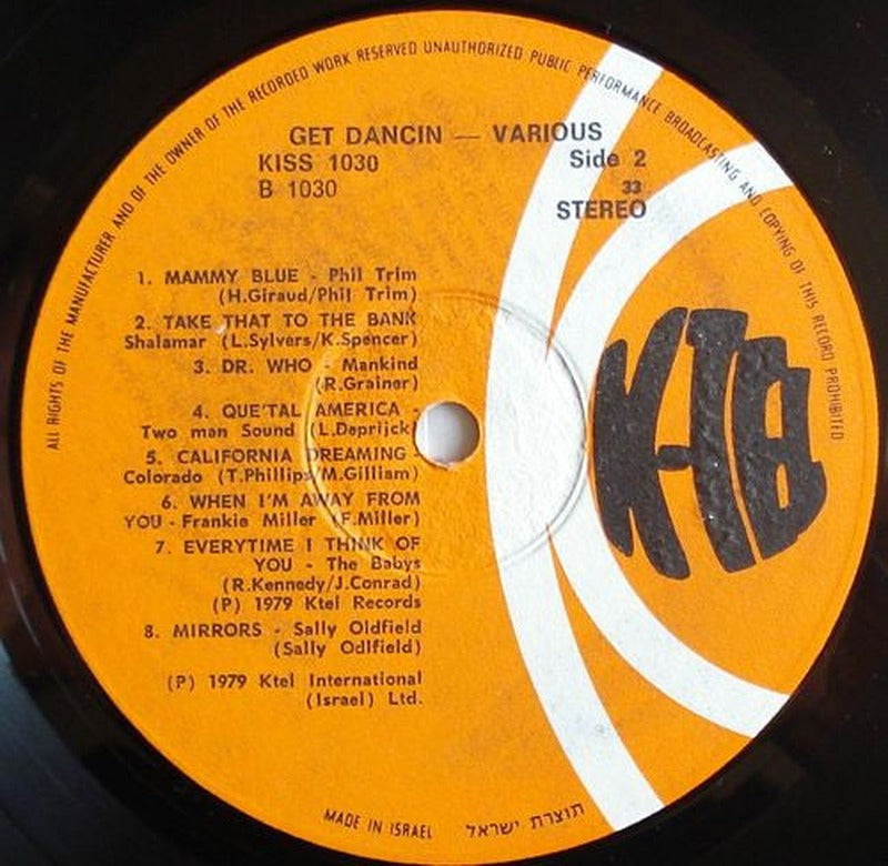 Various - Get Dancin (LP) - Discogs image 3