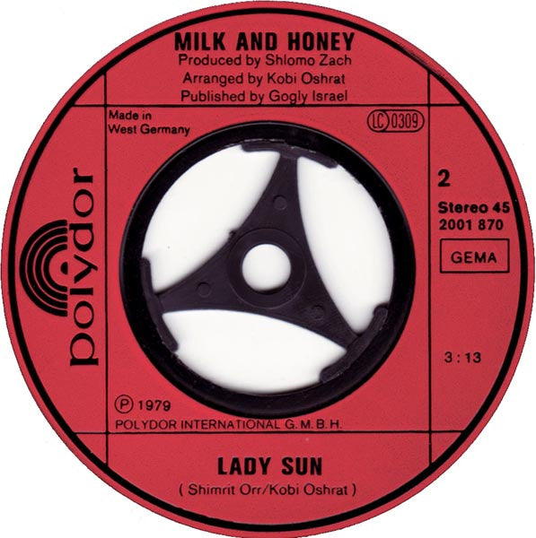 Milk And Honey - Halleluya (7") - Discogs image 4