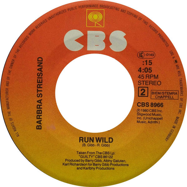 Barbra Streisand - Woman In Love (7") - Discogs image 4