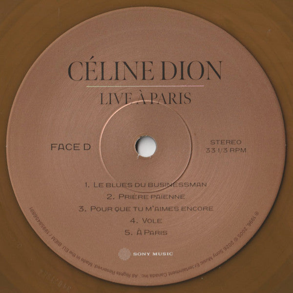 Céline Dion - Live À Paris (2xLP) - Discogs image 6