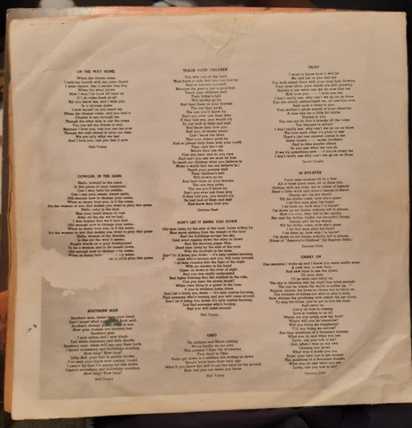 Crosby, Stills, Nash & Young - 4 Way Street (2xLP) - Discogs image 3