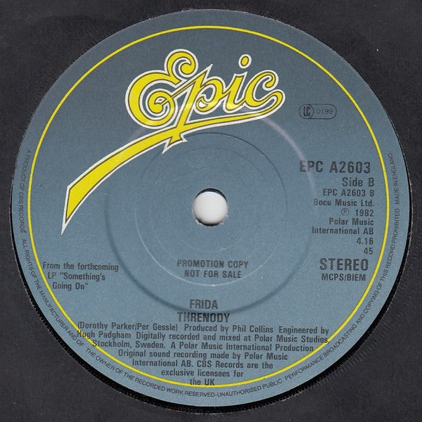 Frida - I Know There's Something Going On (7") - Discogs image 2