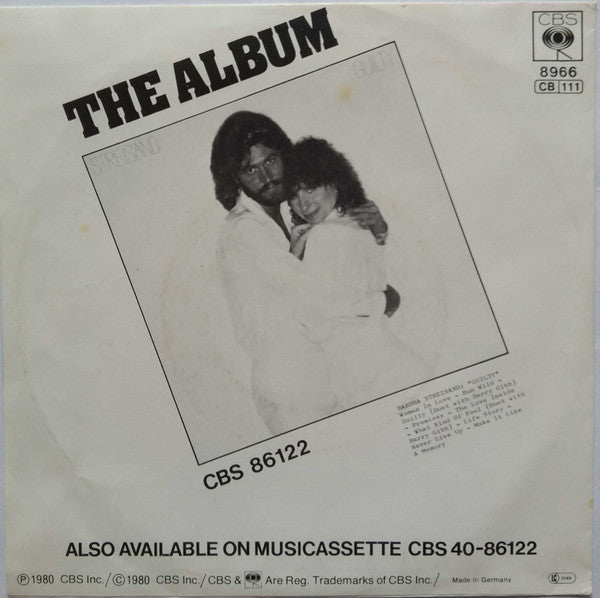 Barbra Streisand - Woman In Love (7") - Discogs image 2