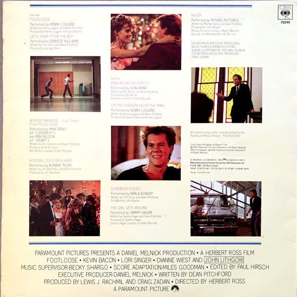 Various - Footloose (Original Motion Picture Soundtrack) (LP) - Discogs image 2